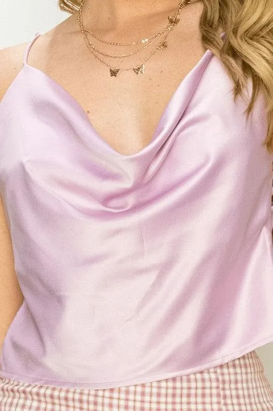 HYFVE Love Forever Cowl Neck Top